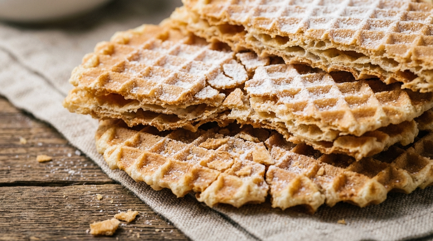 Andruty - tradycyjny przepis na chrupiące wafle z masą