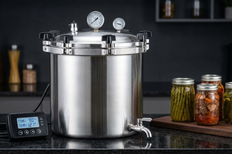 Autoklaw Ukrpromtech A24e [TEST] ⭐️ Koniec z wielogodzinnym pasteryzowaniem w garnku