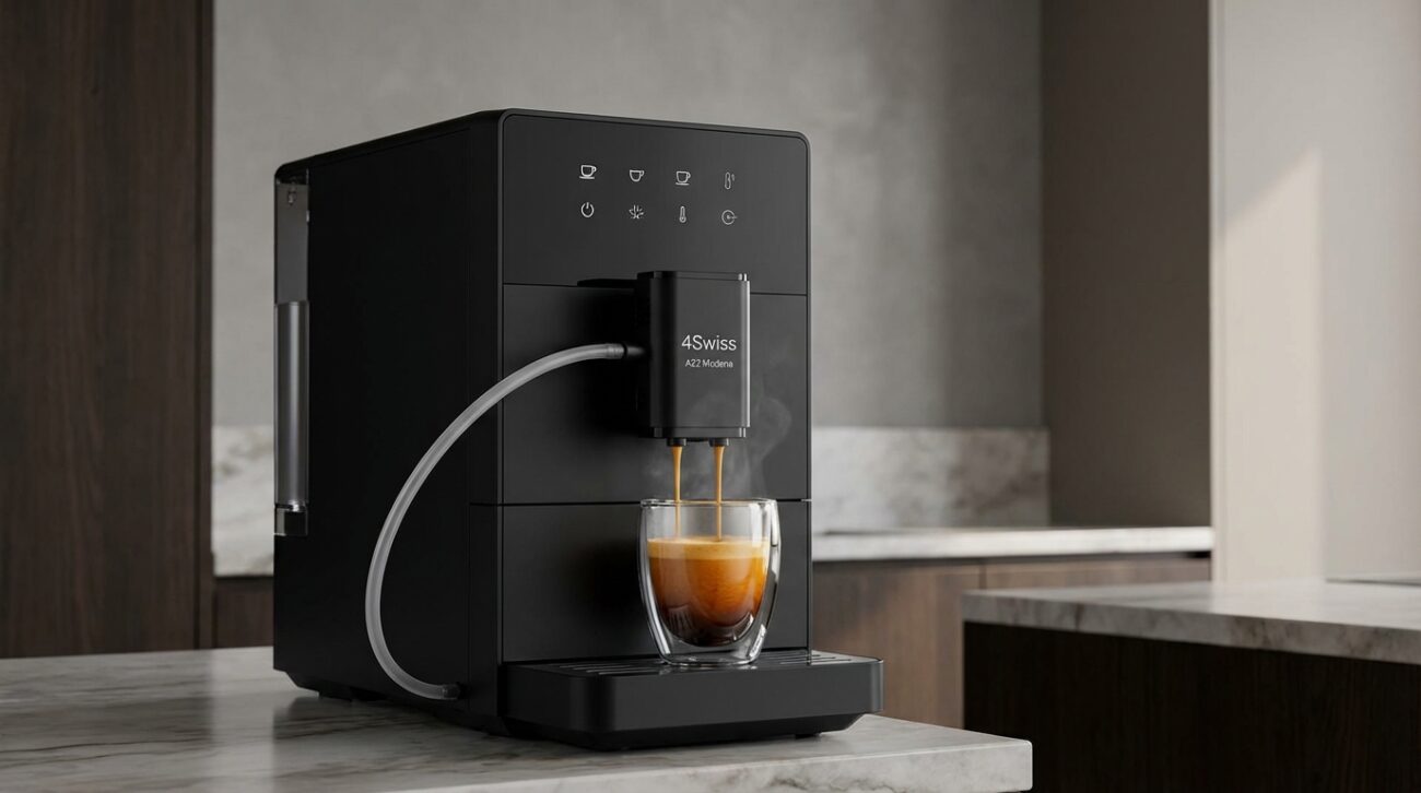 Test Automatyczny ekspres ciśnieniowy 4Swiss A22 Modena [TEST] ⭐️ Kompaktowy barista w twojej kuchni