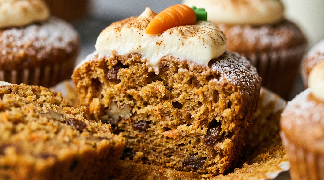Babeczki marchewkowe - przepis na wilgotne i puszyste muffinki