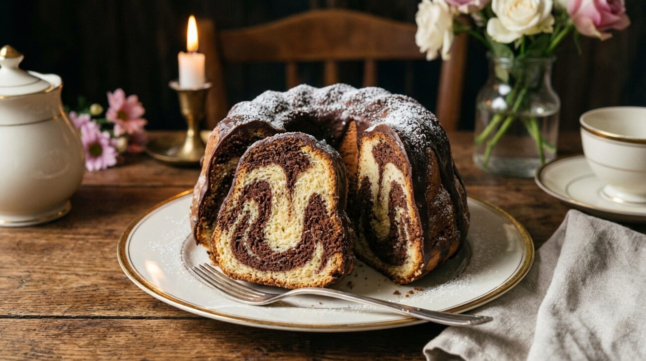Babka marmurkowa - wilgotny i puszysty przepis mojej babci