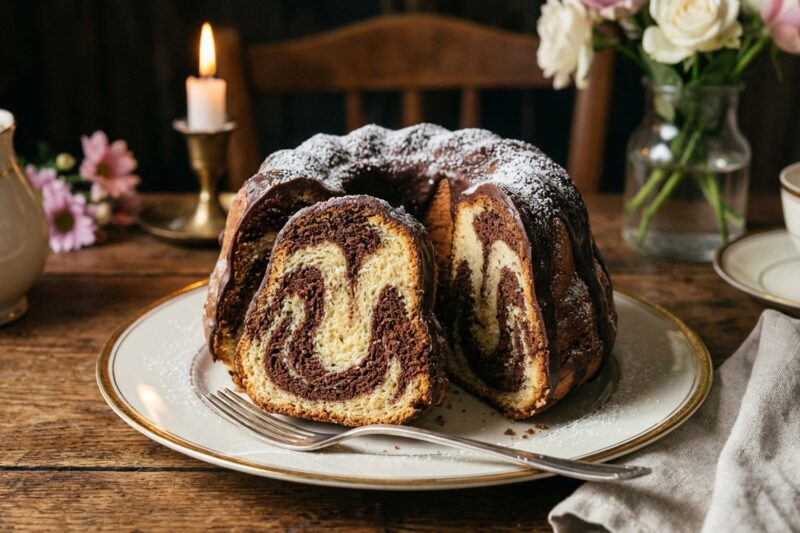 Babka marmurkowa - wilgotny i puszysty przepis mojej babci