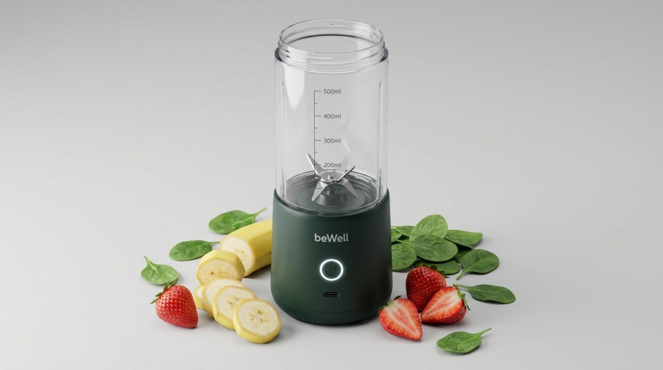 Test Blender przenośny beWell 500 ml [TEST] ⭐️ Pyszne smoothie w podróży i na treningu