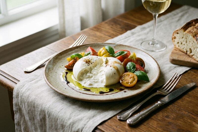 Burrata - Włoska królowa serów i najlepsze przepisy