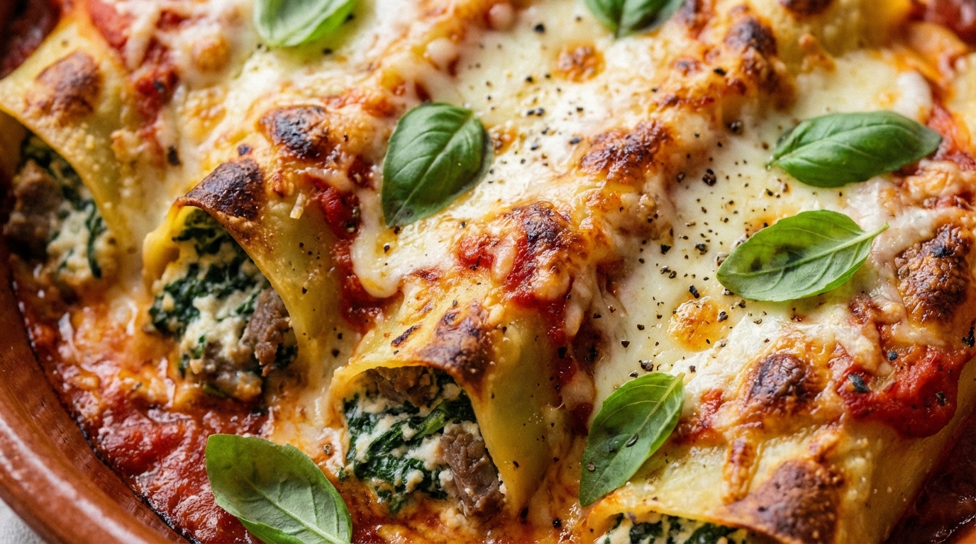 Cannelloni - Autentyczny przepis na włoską zapiekankę makaronową