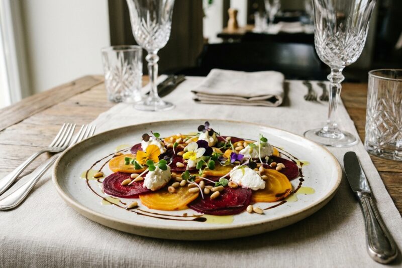 Carpaccio z buraka - elegancka przystawka wegetariańska