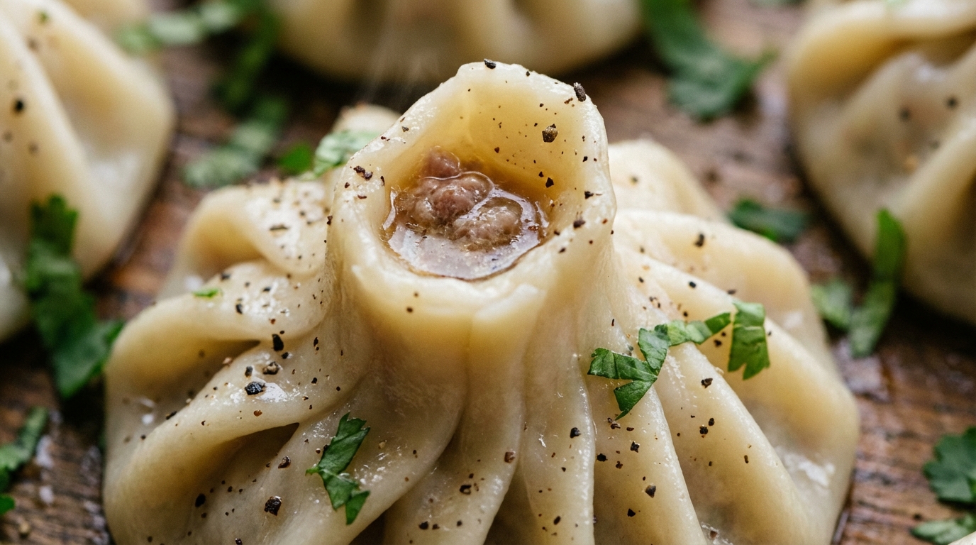 Chinkali - Autentyczne gruzińskie pierożki z bulionem