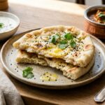 Chlebek naan - Puszysty indyjski placek z patelni
