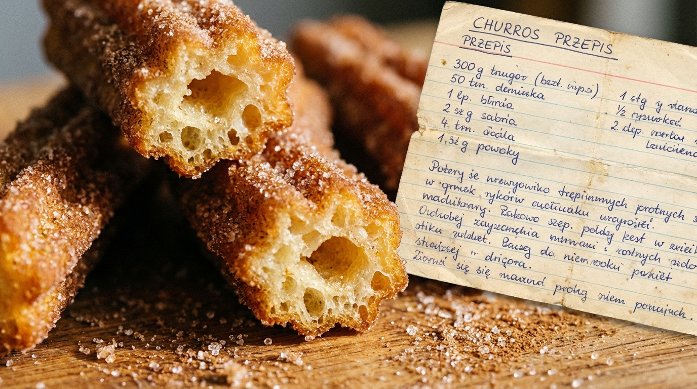 Churros - Przepis na idealnie chrupiące hiszpańskie pączki