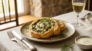 Ciasto francuskie ze szpinakiem – Szybka i chrupiąca przekąska na każdą okazję