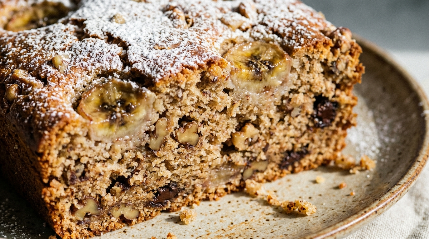 Ciasto z bananami - wilgotny i szybki chlebek bananowy