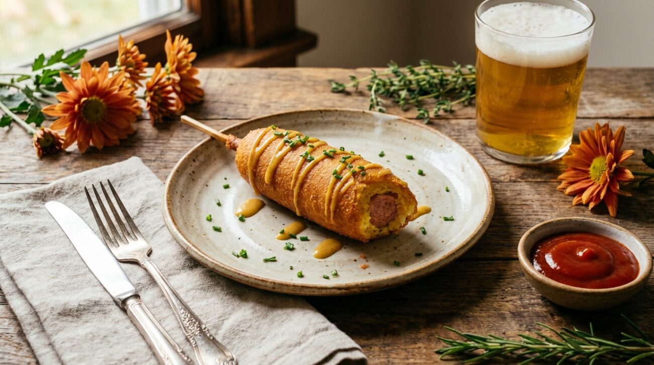 Corn dog - autentyczny przepis na amerykański klasyk