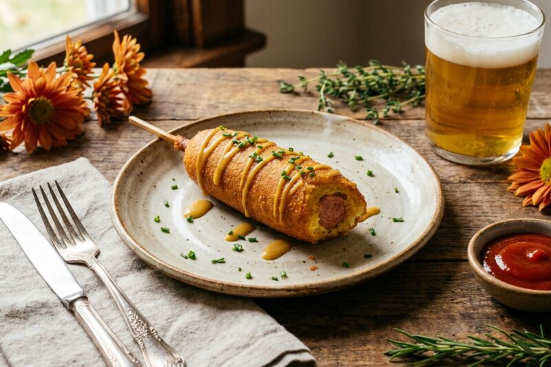 Corn dog – autentyczny przepis na amerykański klasyk