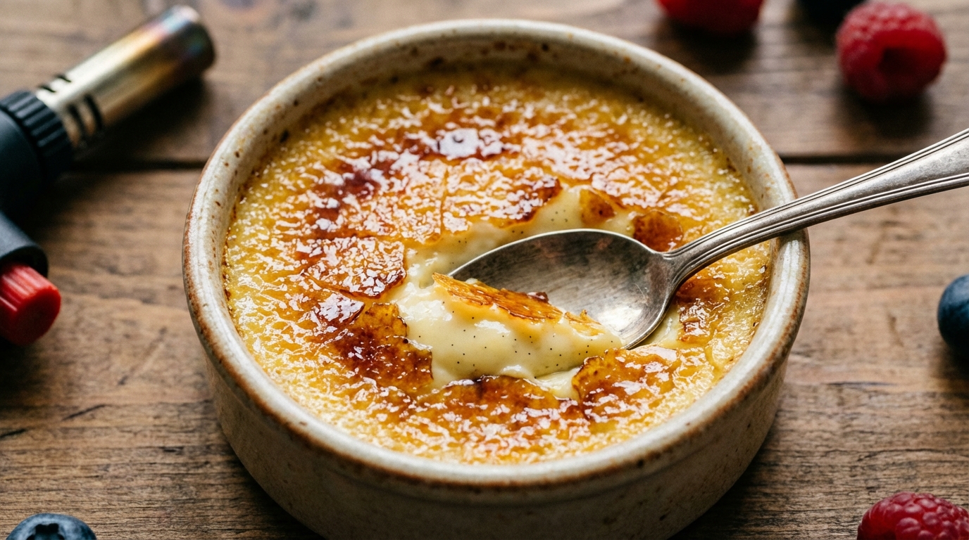 Creme Brulee - Autentyczny francuski przepis na przypalony krem