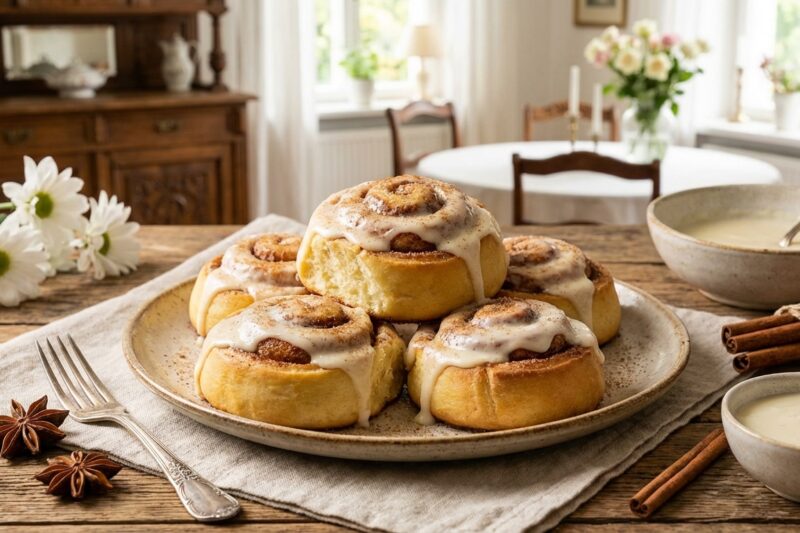Cynamonki – Przepis na puszyste bułeczki cynamonowe