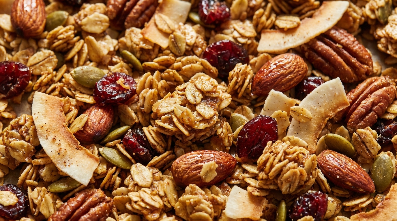 Domowa granola - Przepis na idealnie chrupiące śniadanie