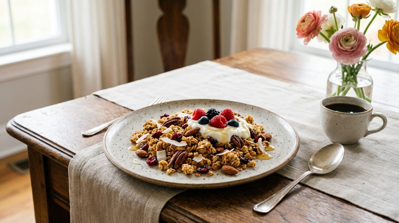 Domowa granola - Przepis na idealnie chrupiące śniadanie