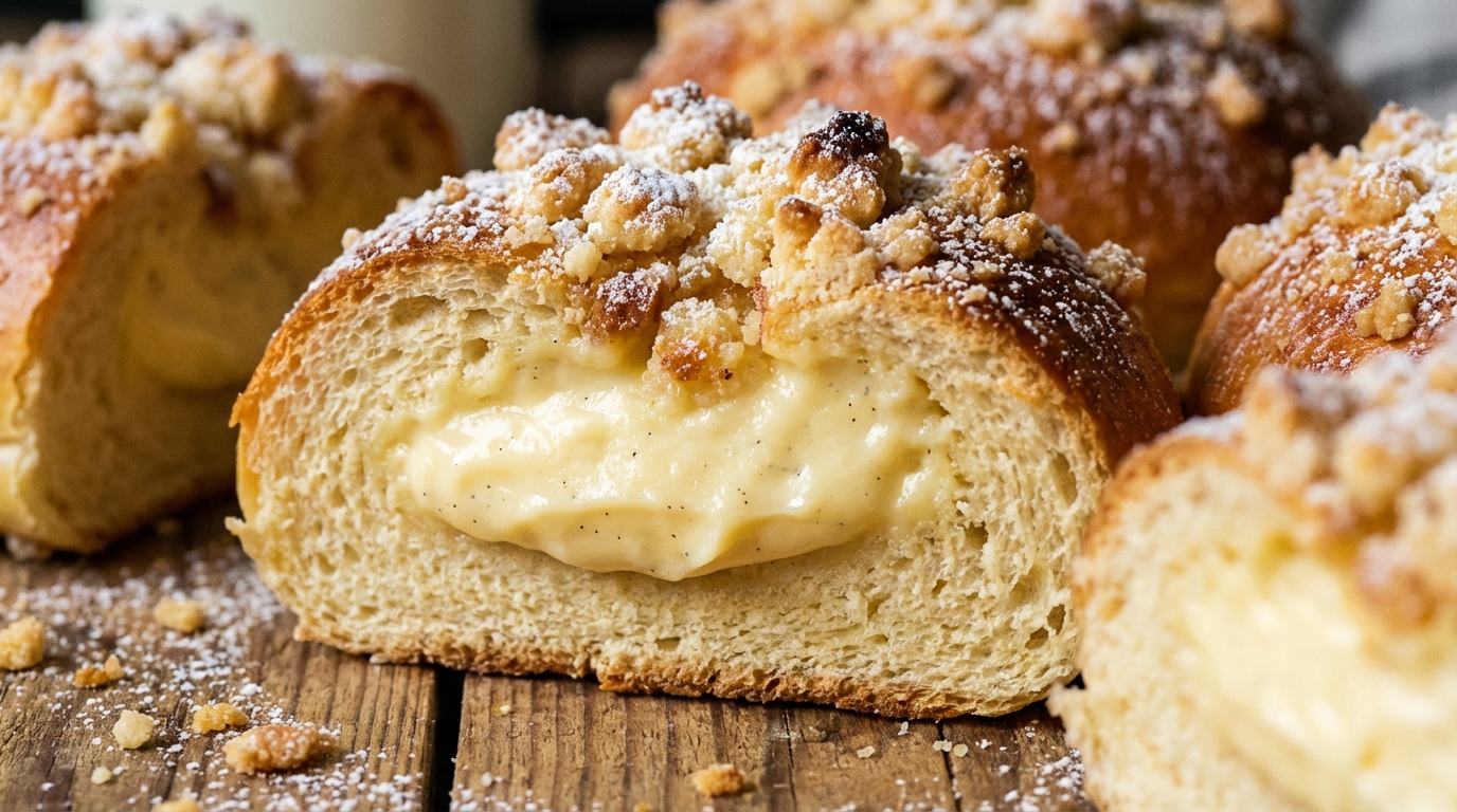 Drożdżówki z budyniem - tradycyjny przepis na puszyste bułeczki