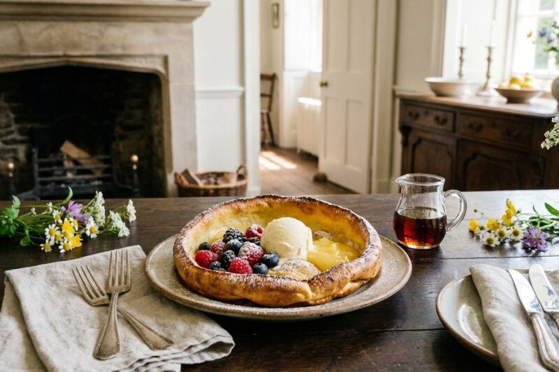 Dutch baby – puszysty pieczony naleśnik z piekarnika