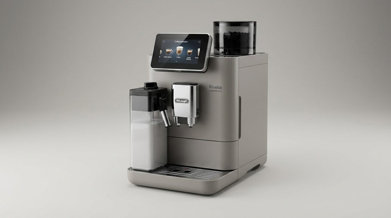 Test Ekspres automatyczny De'Longhi Rivelia EXAM440.55.G [TEST] ⭐️ Rewolucja z wymiennymi pojemnikami na ziarna