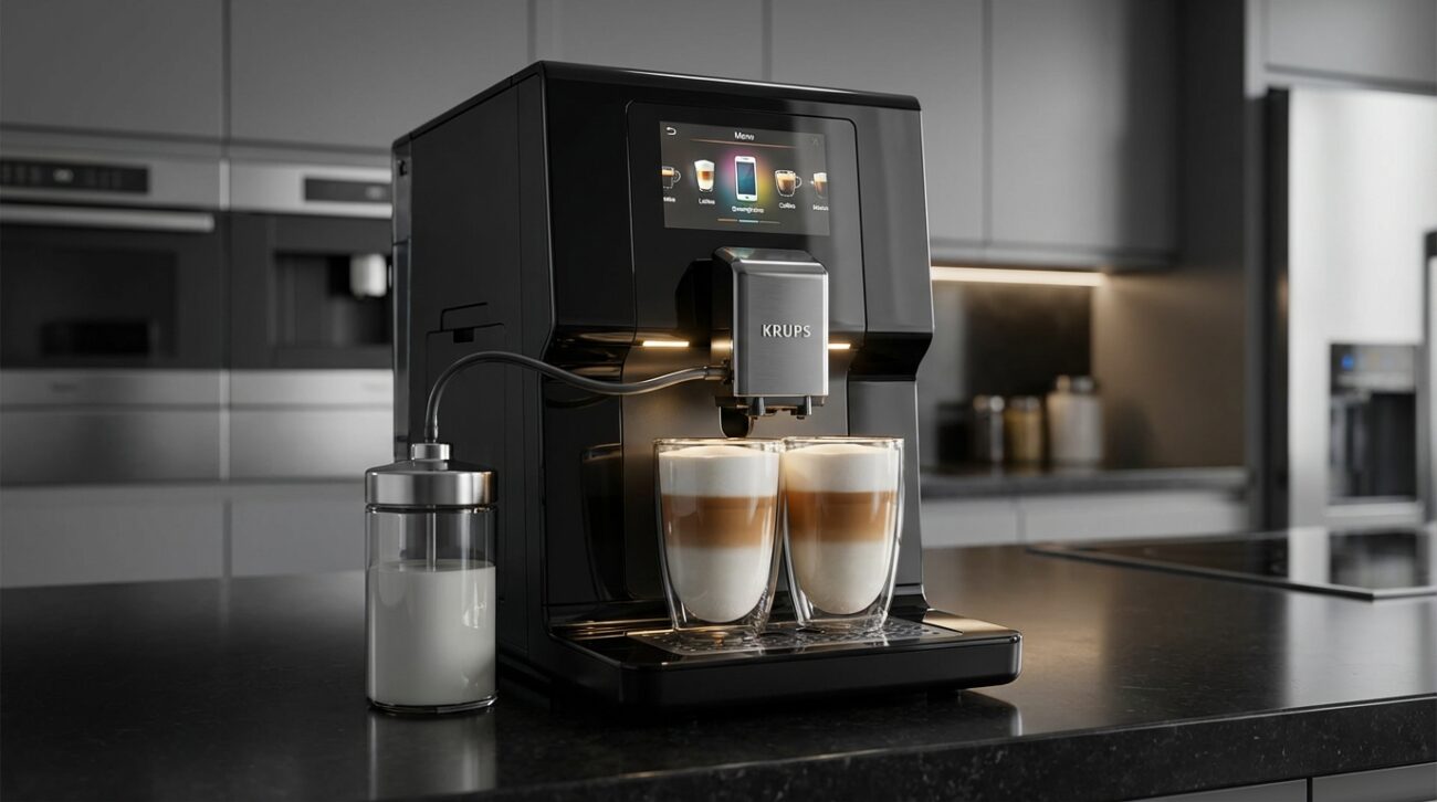 Test Ekspres ciśnieniowy Krups EA873810 [TEST] ⭐️ Barista w Twojej kuchni z dotykowym ekranem