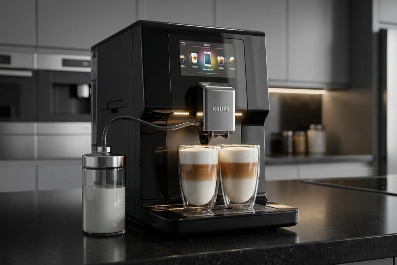 Test Ekspres ciśnieniowy Krups EA873810 [TEST] ⭐️ Barista w Twojej kuchni z dotykowym ekranem
