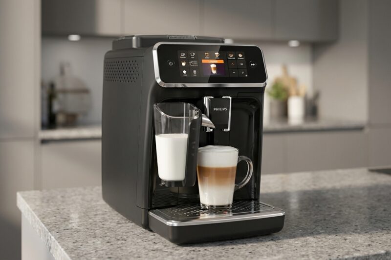 Ekspres automatyczny Philips LatteGo EP5541/50 [TEST] ⭐️ Kawiarnia w Twojej kuchni (i to bez hałasu!)