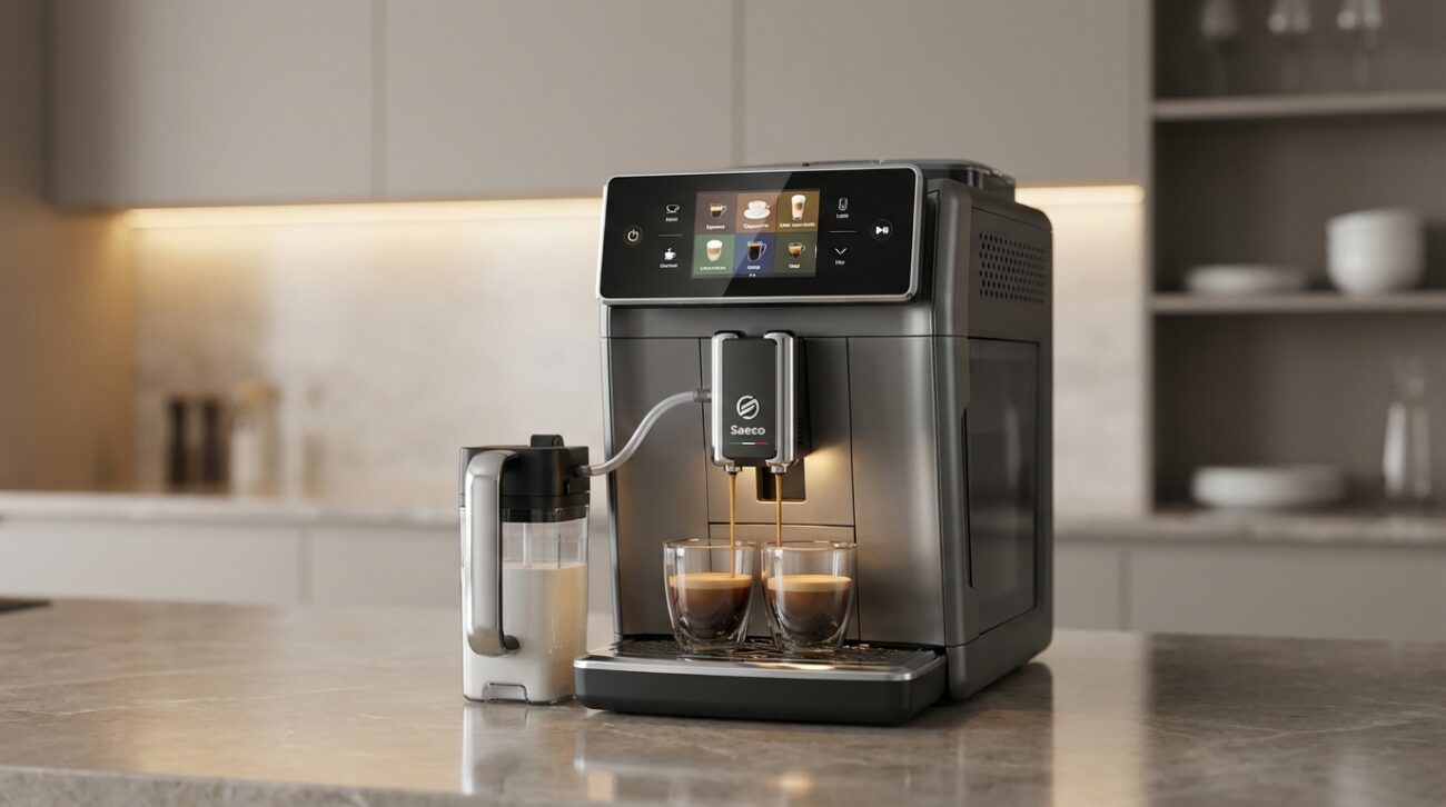 Test Ekspres automatyczny Saeco GranAroma Deluxe SM6682/10 [TEST] ⭐️ Kawiarnia w Twoim domu