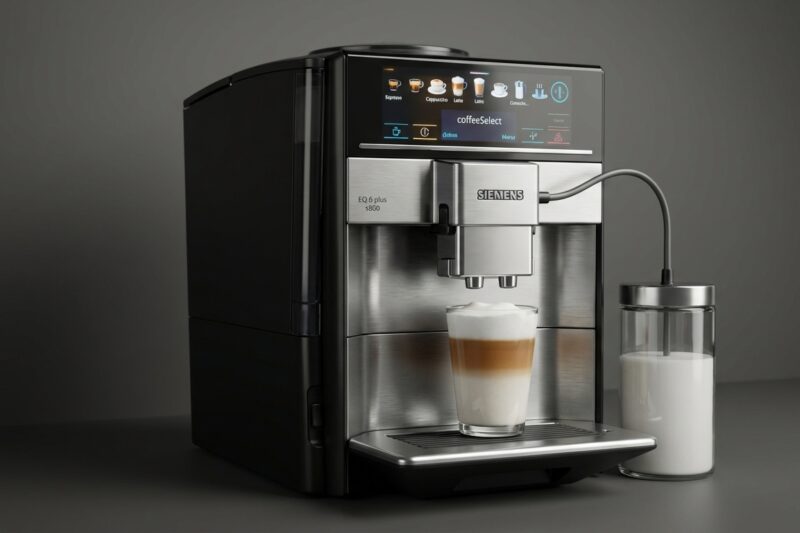 Ekspres automatyczny Siemens EQ.6 plus s800 [TEST] ⭐️ Kawa jak z kawiarni we własnym salonie