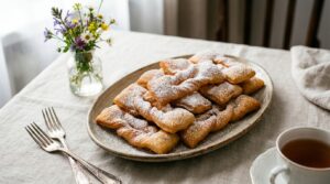 Faworki drożdżowe – puszysty przepis lepszy niż na pączki