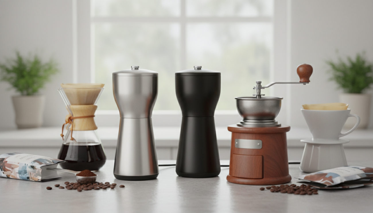Ranking młynków do kawy do przelewu 2026 ☕ Który zmieli ziarna idealnie?