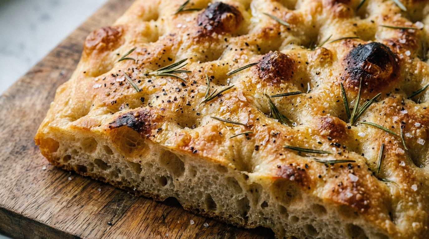 Focaccia - Autentyczny przepis na puszysty włoski chleb