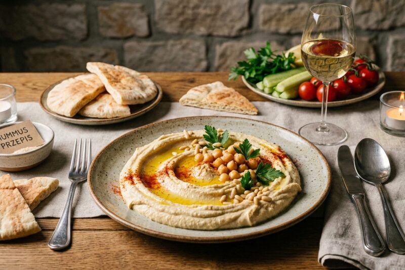 Klasyczny hummus – sekretny przepis na idealnie gładką pastę