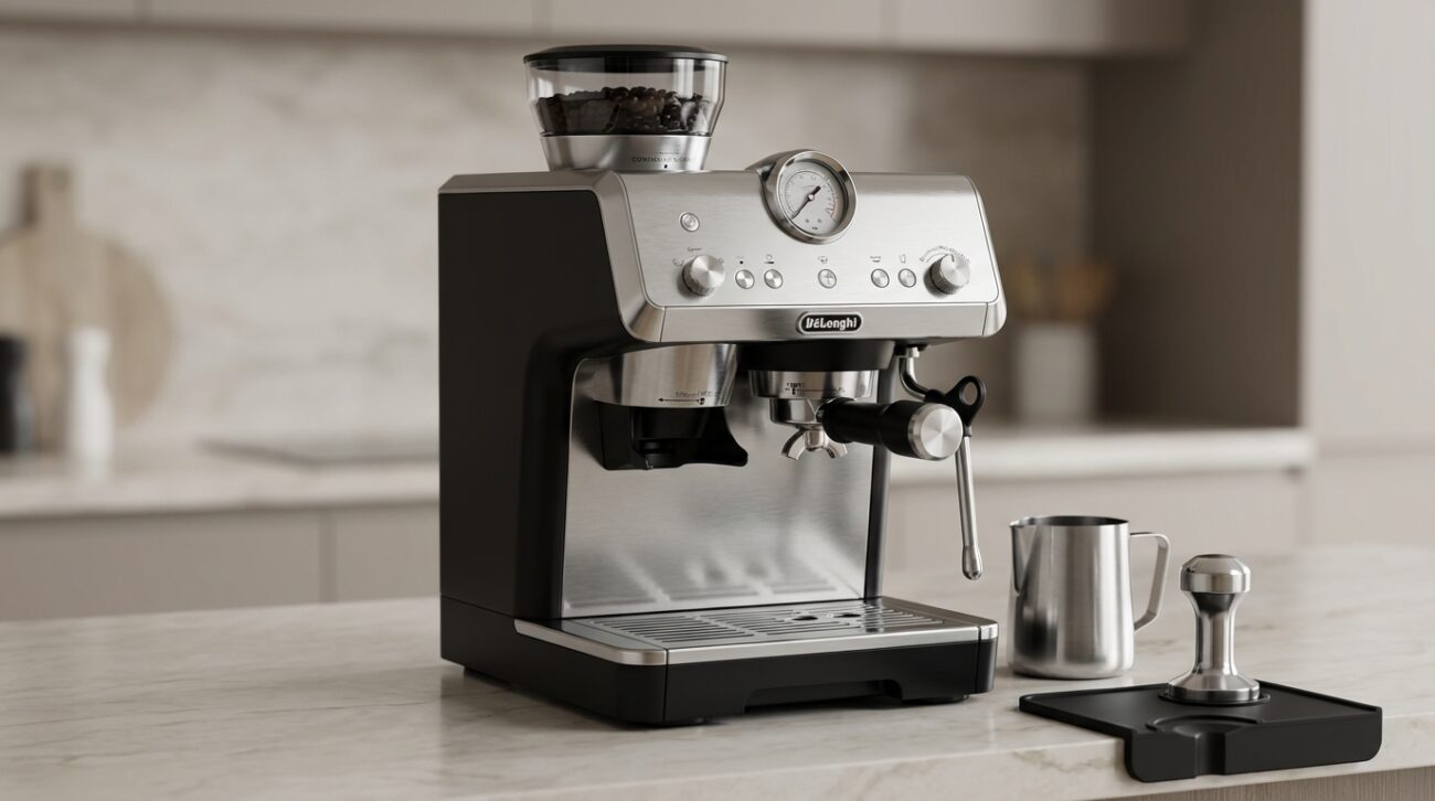 Test Kolbowy ekspres ciśnieniowy De'Longhi La Specialista Arte [TEST] ⭐️ Zostań domowym baristą