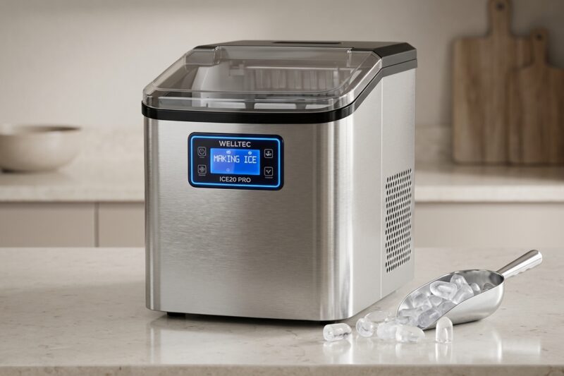 Test Kostkarka do lodu Welltec ICE20 Pro [TEST] ⭐️ Domowa fabryka lodu, która nie zawodzi