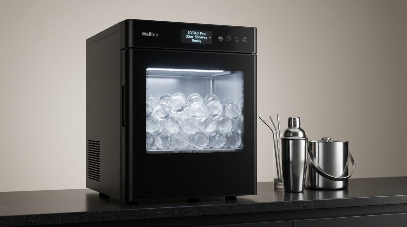 Test Kostkarka do lodu Welltec ICE360 Pro [TEST] ⭐️ Mistrzyni perfekcyjnych kul do domowych drinków