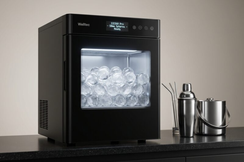 Test Kostkarka do lodu Welltec ICE360 Pro [TEST] ⭐️ Mistrzyni perfekcyjnych kul do domowych drinków