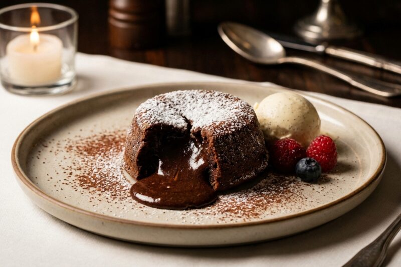 Lava cake - sprawdzony przepis na fondant czekoladowy
