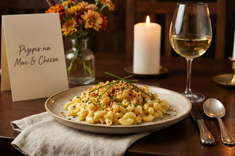Mac and cheese - Klasyczny amerykański przepis na makaron z serem
