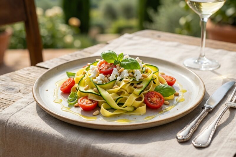 Makaron z cukinią – szybki i autentyczny przepis na włoski obiad