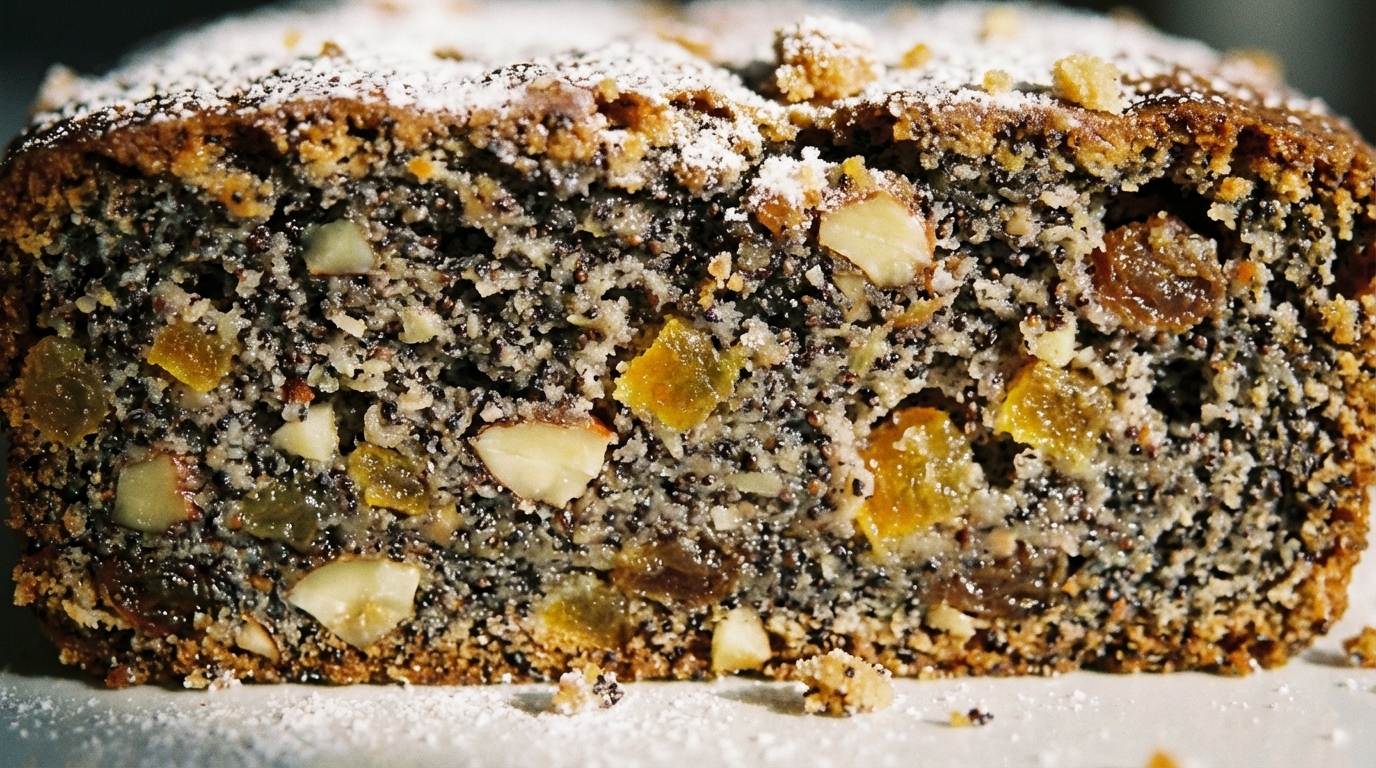 Makowiec japoński - niezawodny przepis na wilgotne ciasto z jabłkami