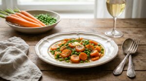 Marchewka z groszkiem – tradycyjny przepis na pyszny dodatek do obiadu