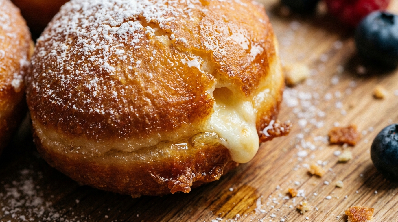 Mini pączki serowe z serkiem homogenizowanym - szybki przepis w 15 minut