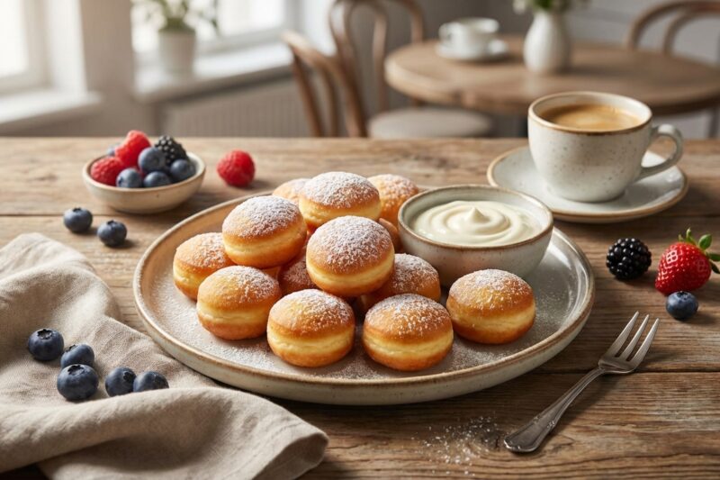 Mini pączki serowe z serkiem homogenizowanym - szybki przepis w 15 minut