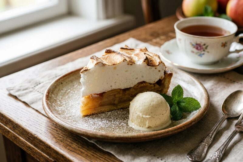 Najlepsza szarlotka z bezą – sprawdzony przepis na ciasto z pianką