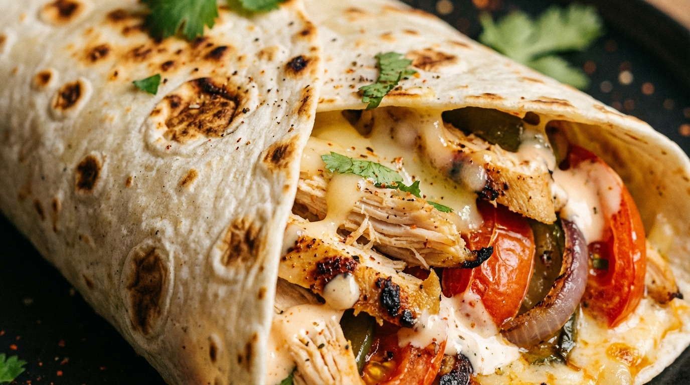 Najlepsza tortilla z kurczakiem - przepis krok po kroku