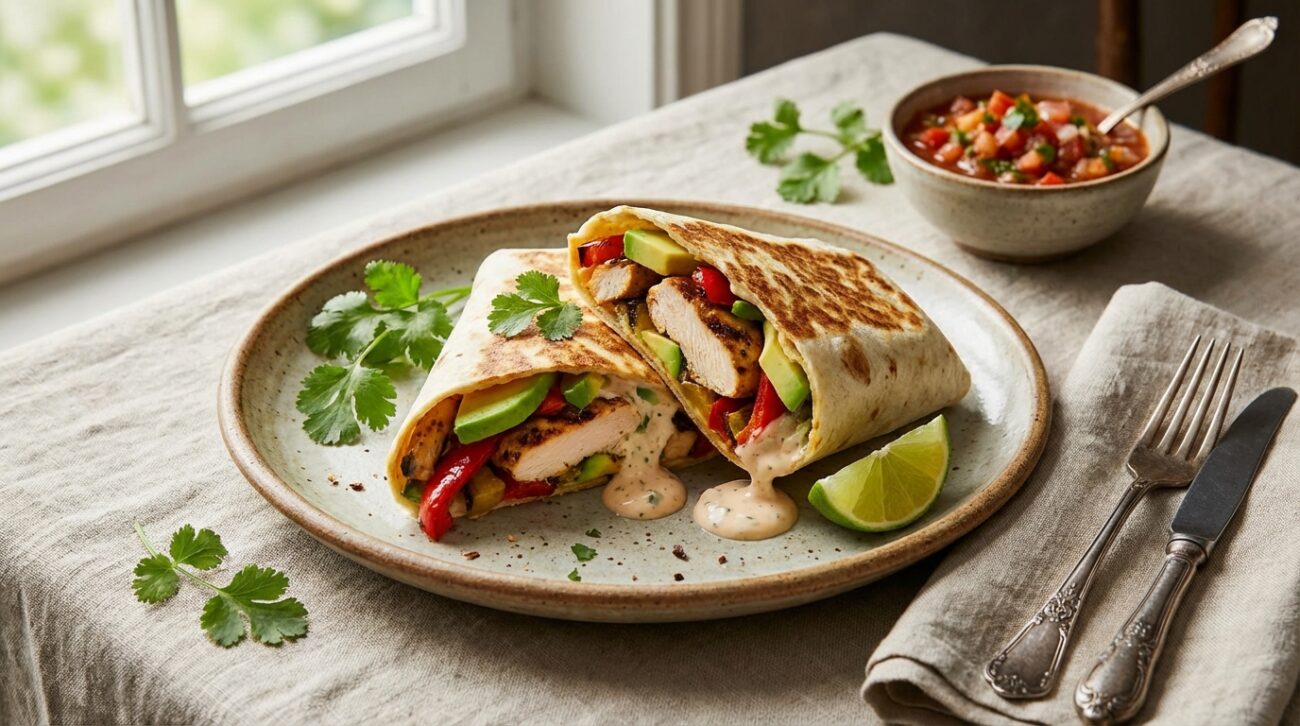 Najlepsza tortilla z kurczakiem - przepis krok po kroku