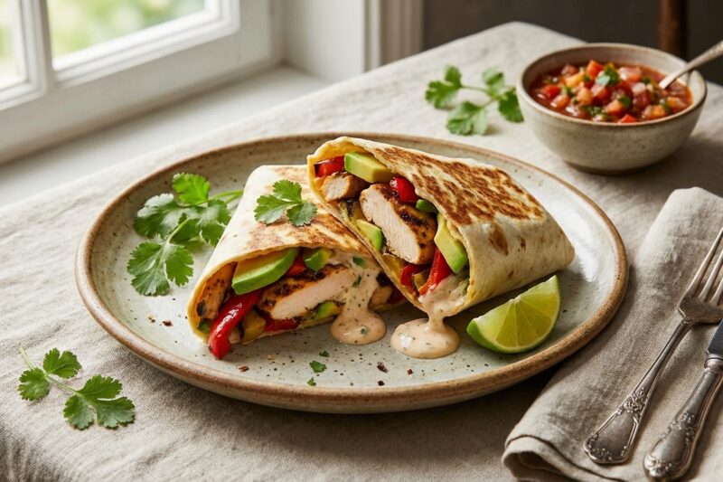 Najlepsza tortilla z kurczakiem - przepis krok po kroku