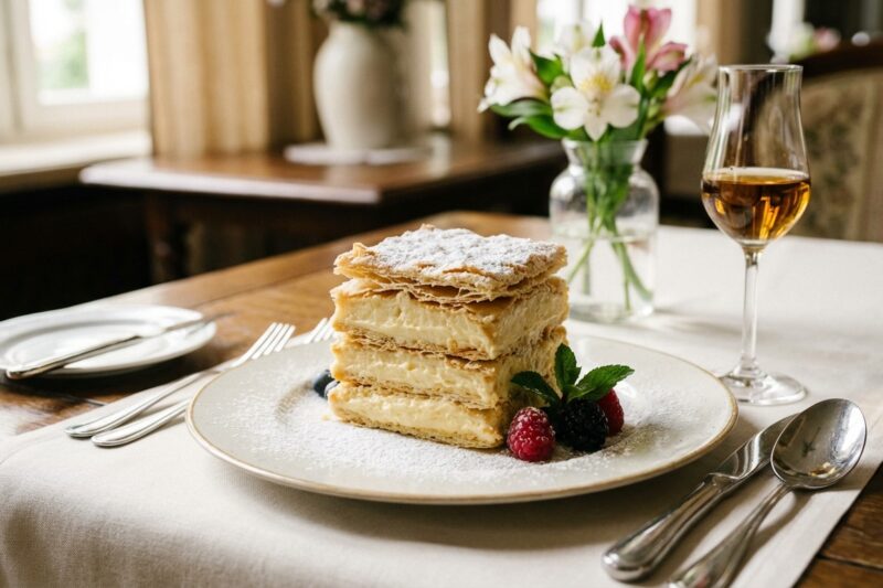 Napoleonka – Tradycyjny przepis na pyszne ciasto z kremem budyniowym