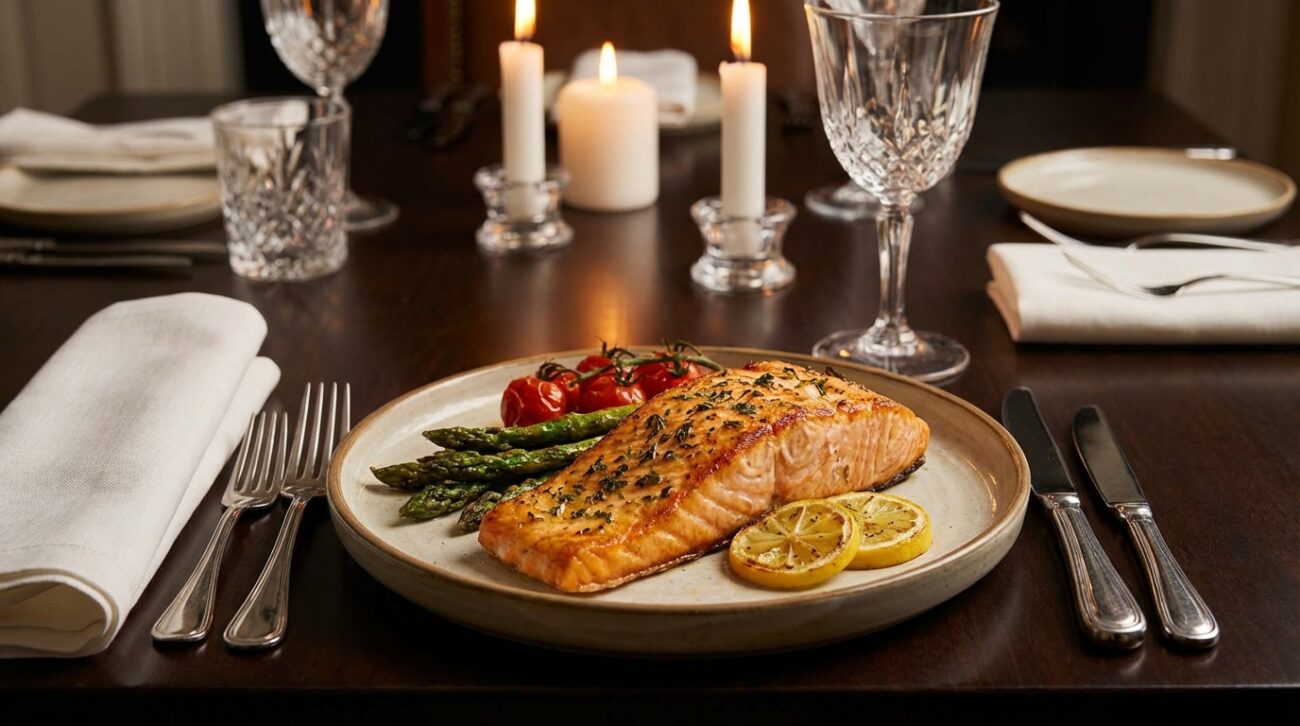 Łosoś z piekarnika - przepis na soczystą rybę w 15 minut